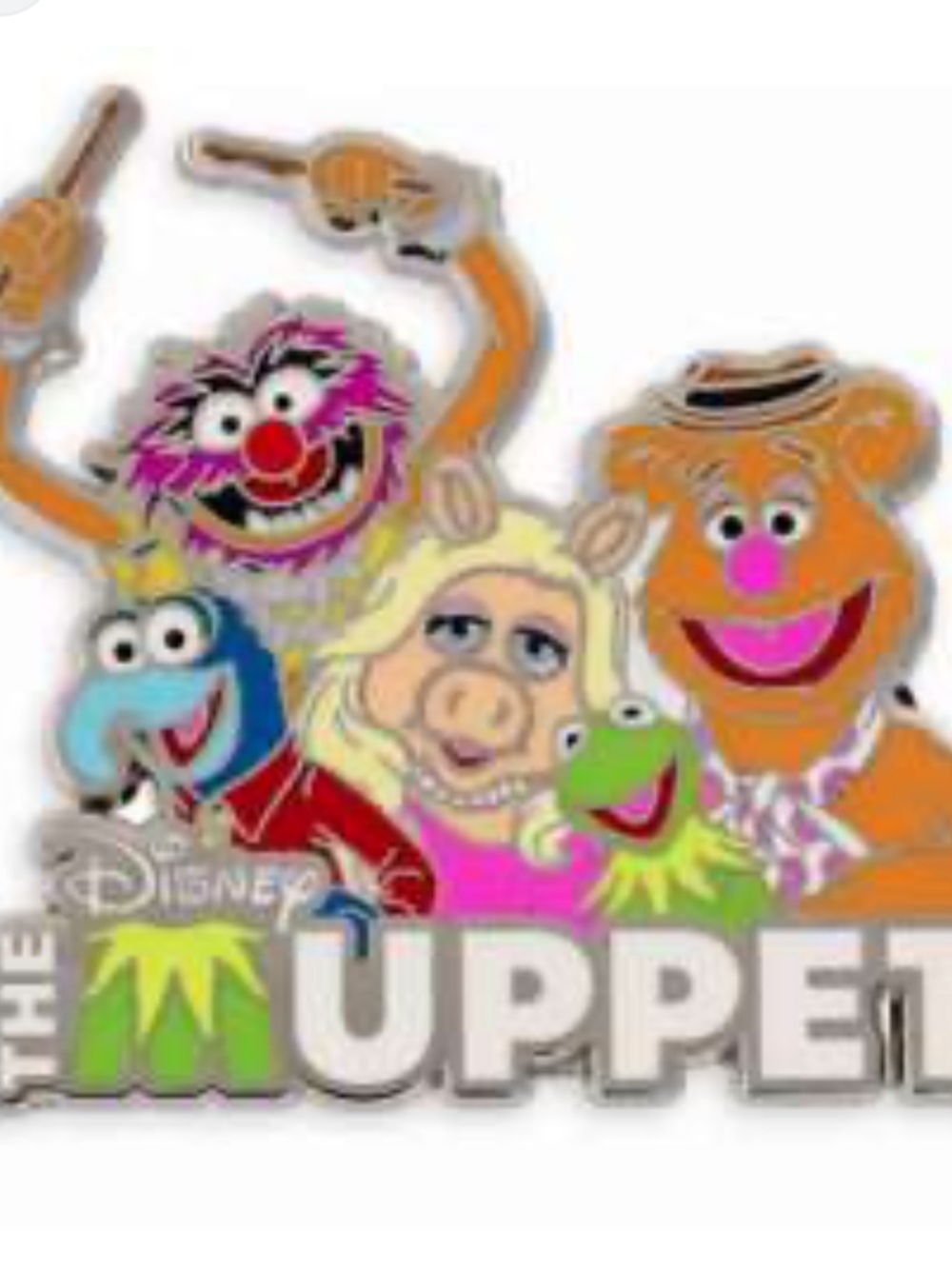 Disney Muppets Kermit, Miss Piggy, Fozzie, Gonzo, and Animal Logo Pin 2020